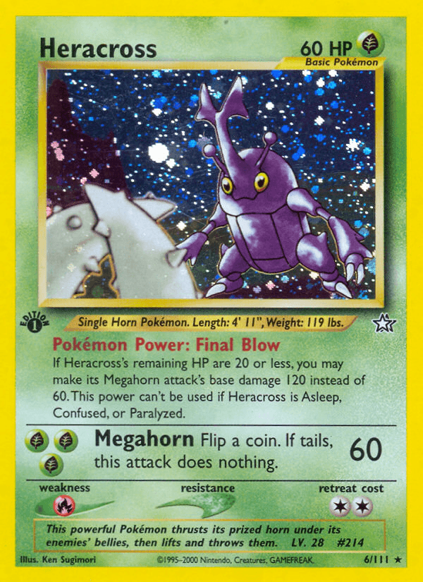 Heracross — Neo Genesis 6/111
