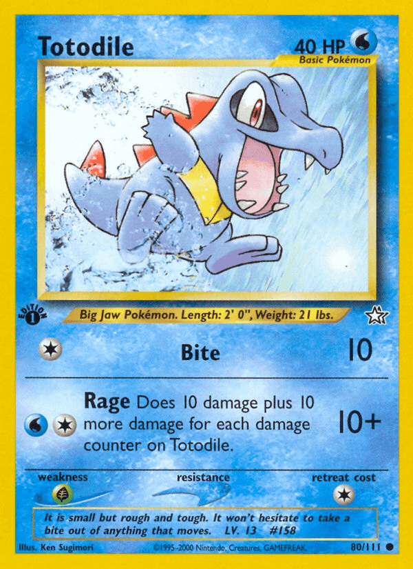 Totodile — Neo Genesis 80/111