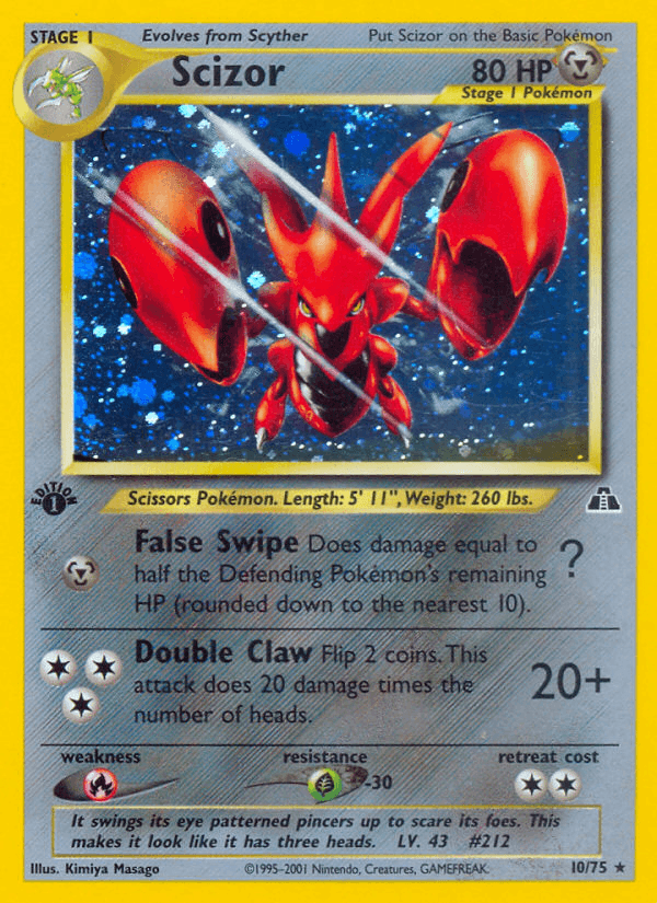 Scizor — Neo Discovery 10/75