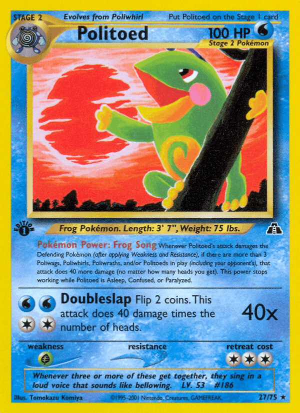 Politoed — Neo Discovery 27/75