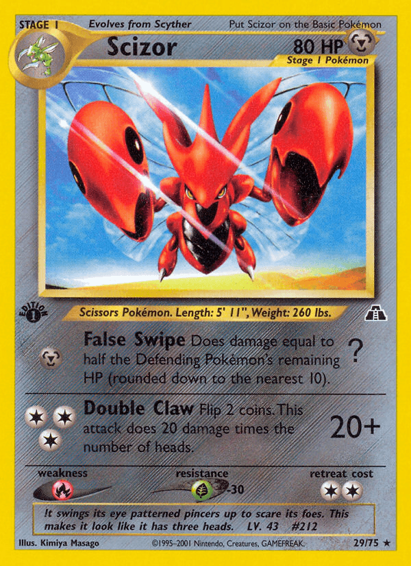 Scizor — Neo Discovery 29/75