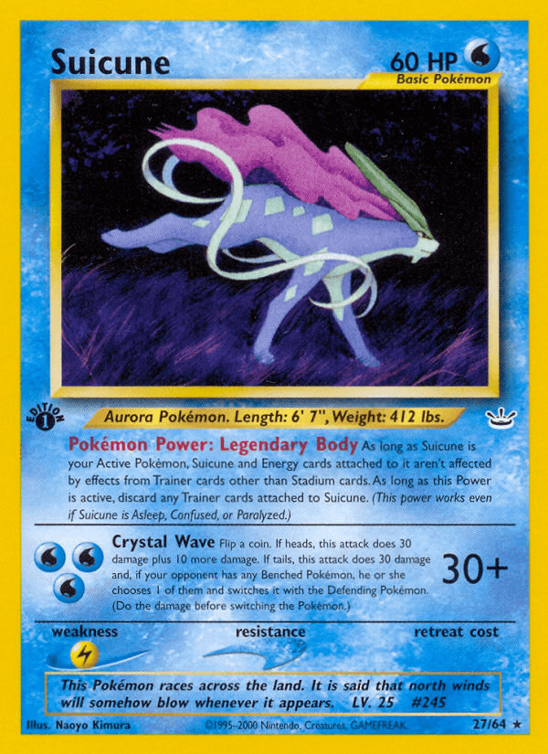 Suicune — Neo Revelation 27/66