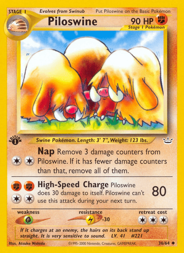 Piloswine — Neo Revelation 36/66