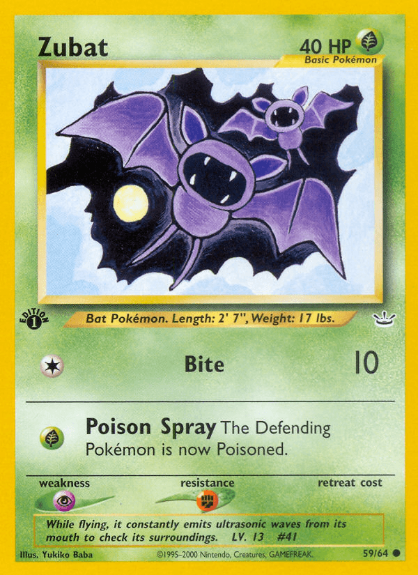 Zubat — Neo Revelation 59/66