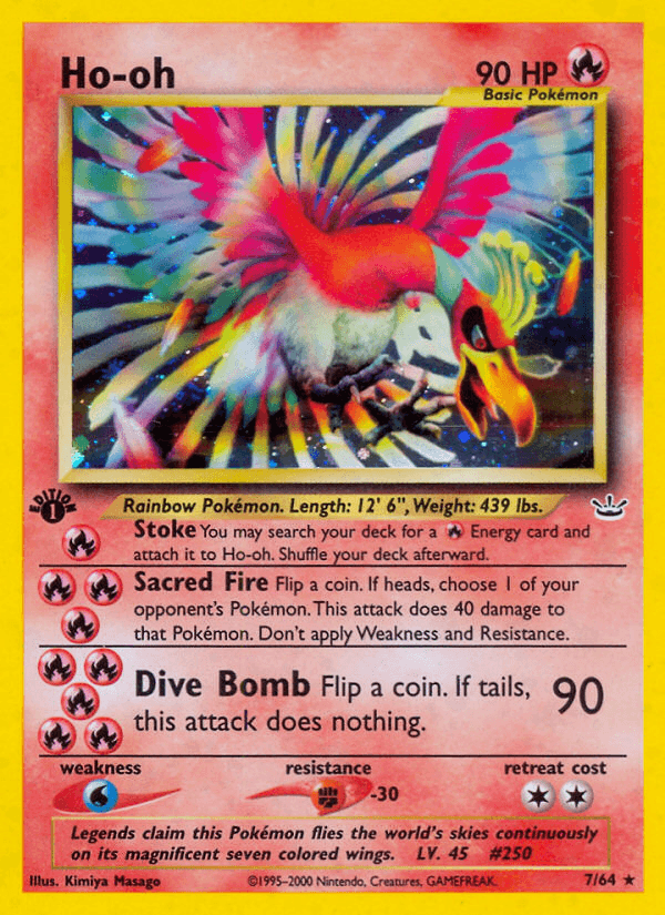 Ho-oh — Neo Revelation 7/66