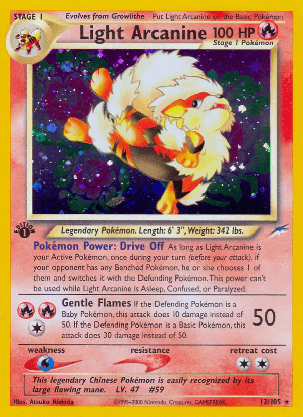 Light Arcanine — Neo Destiny 12/113