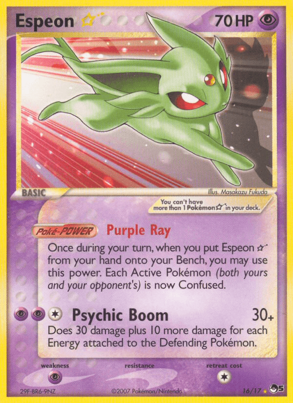 Espeon — Gold Star 16/17