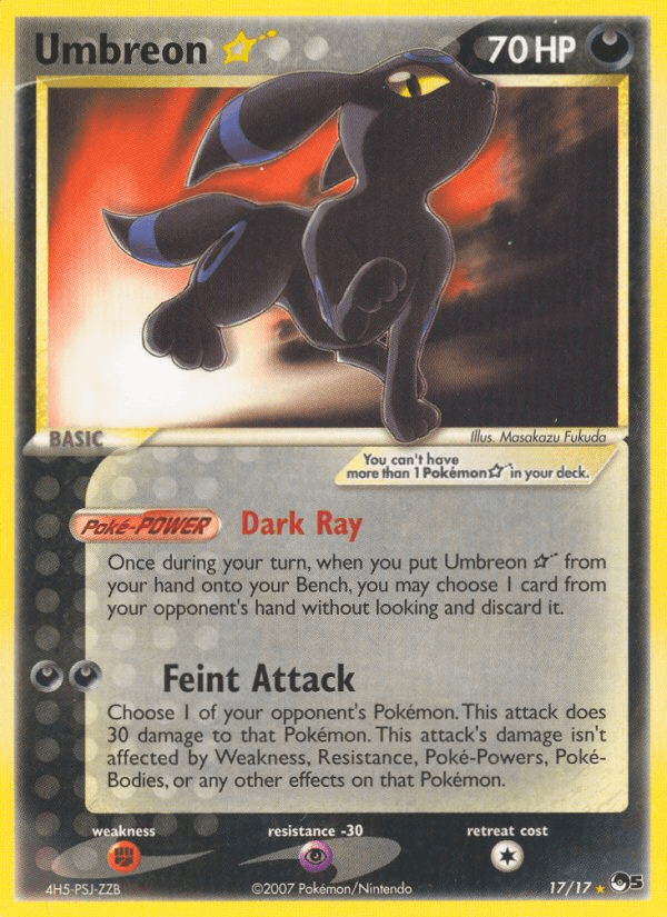 Umbreon — Gold Star 17/17