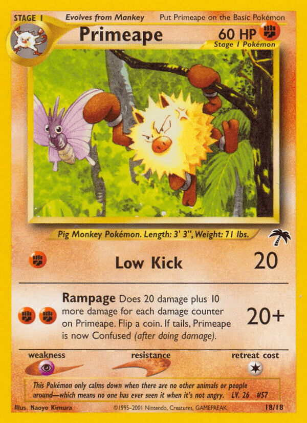 Primeape — Southern Islands 18/18