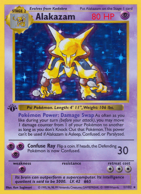 Alakazam — Base 1/102