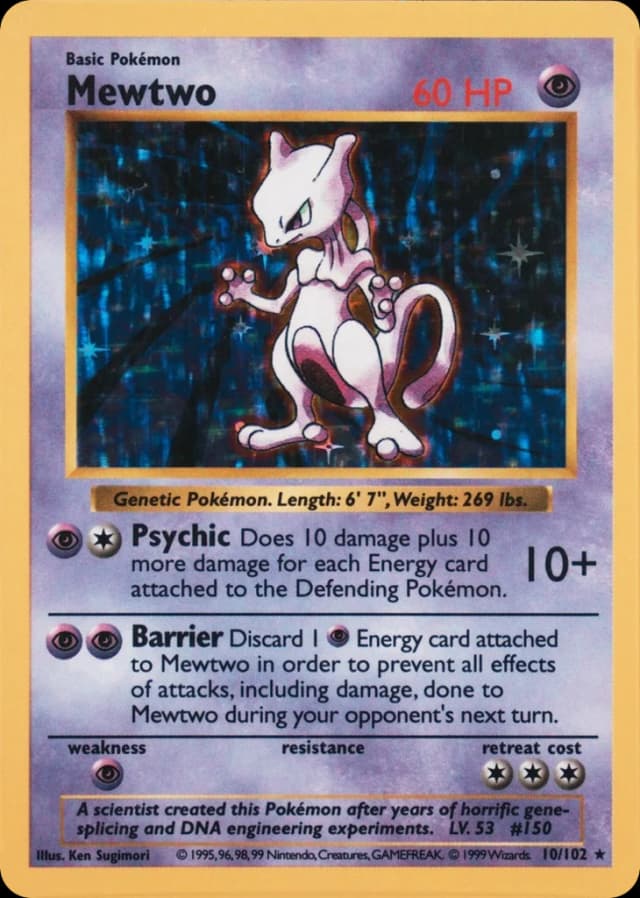 Mewtwo — Base 10/102