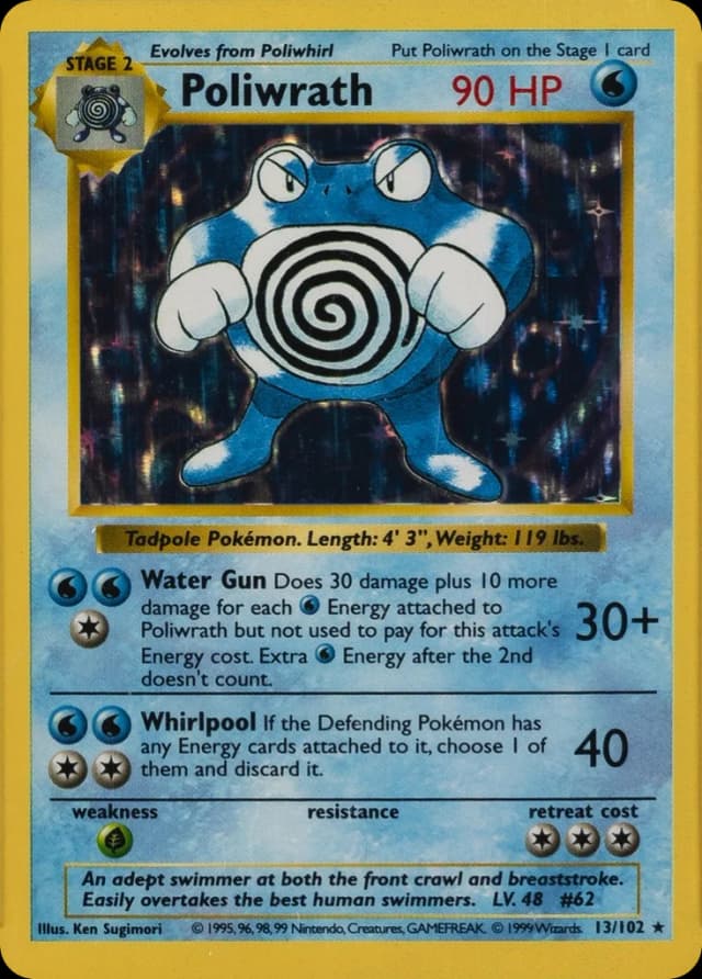 Poliwrath — Base 13/102
