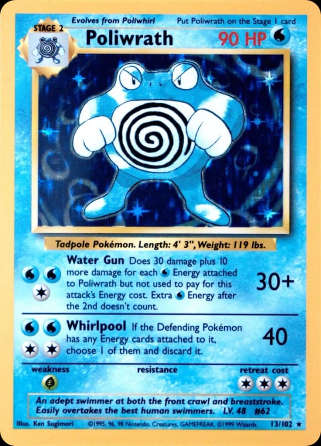 Poliwrath — Base 13/102
