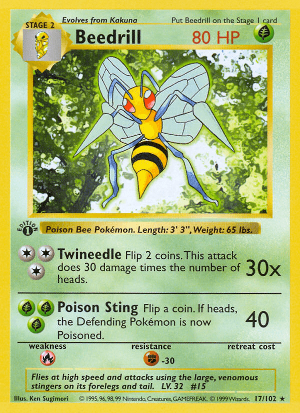 Beedrill — Base 17/102