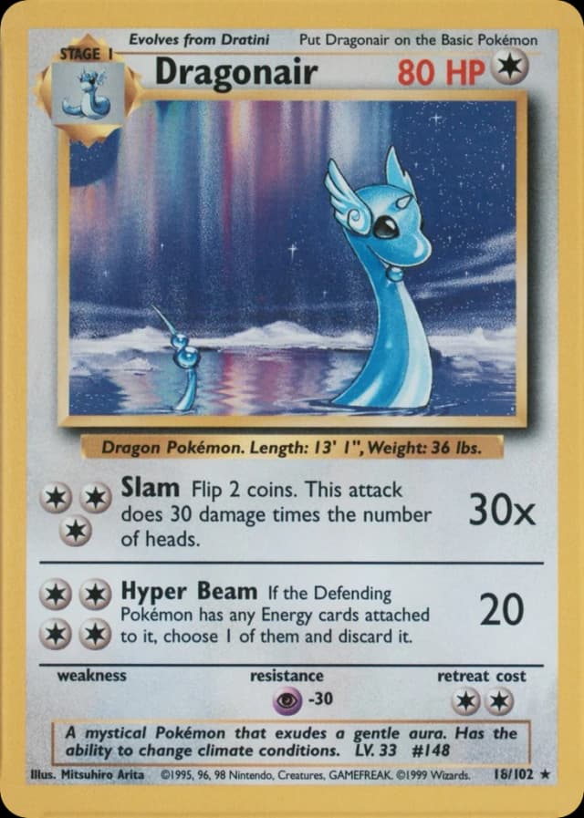 Dragonair — Base 18/102