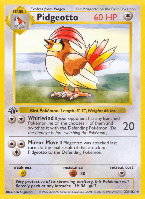 Pidgeotto — Base 22/102