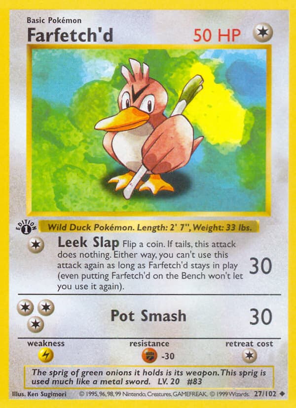 Farfetch'd — Base 27/102