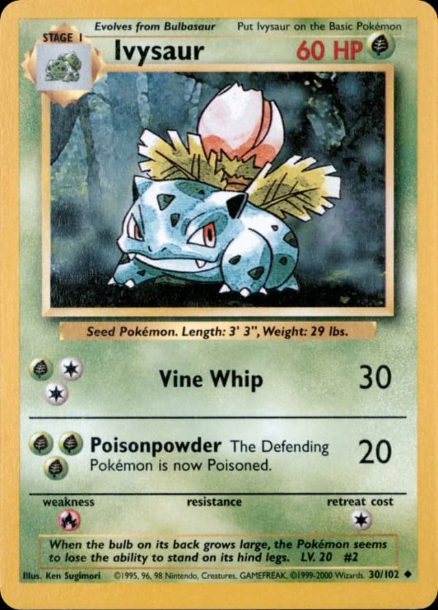 Ivysaur — Base 30/102