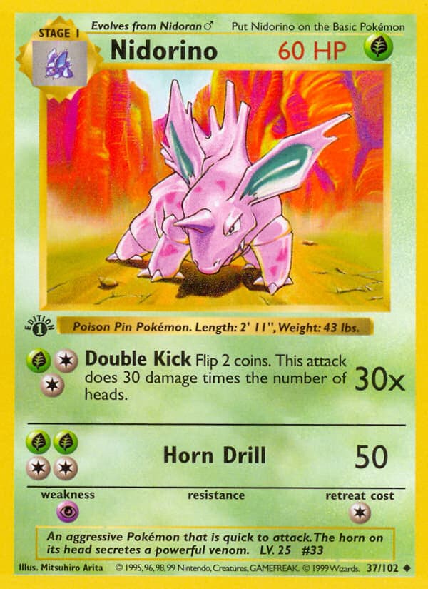 Nidorino — Base 37/102