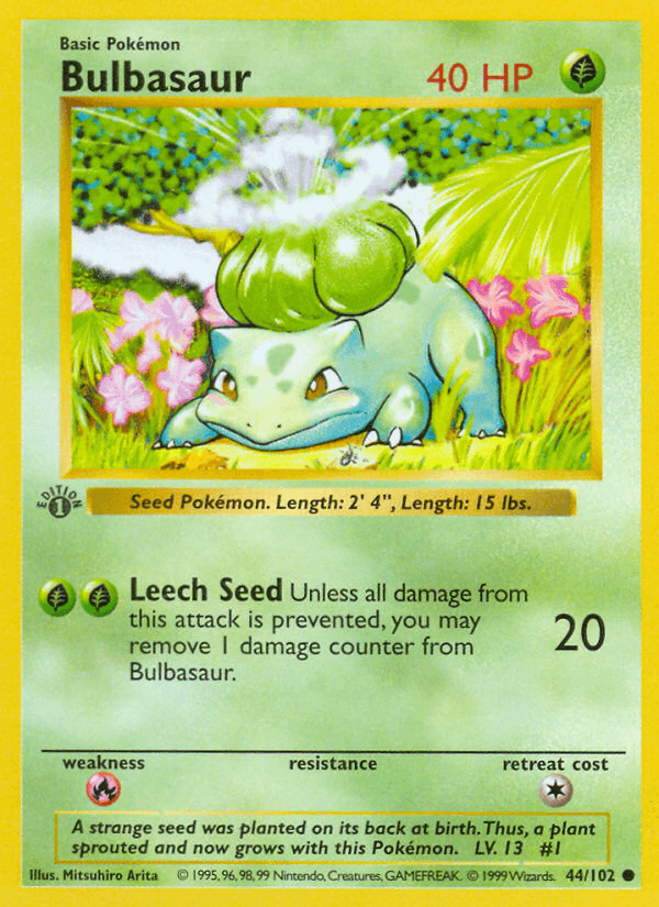 Bulbasaur — Base 44/102