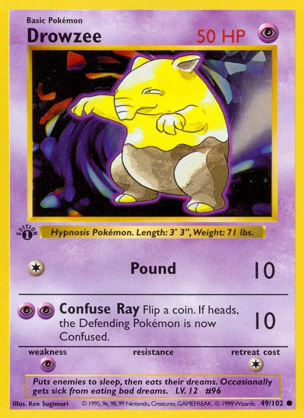 Drowzee — Base 49/102