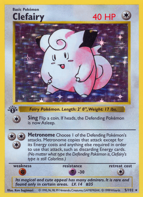 Clefairy — Base 5/102