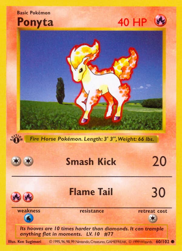 Ponyta — Base 60/102