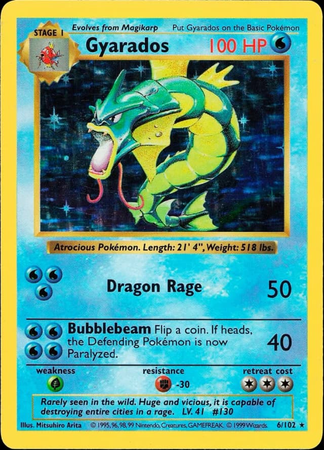 Gyarados — Base 6/102