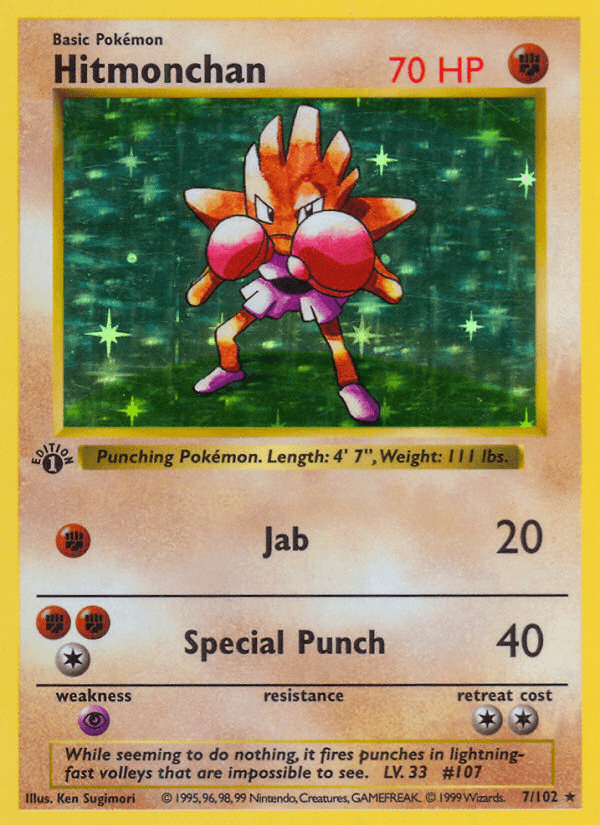 Hitmonchan — Base 7/102