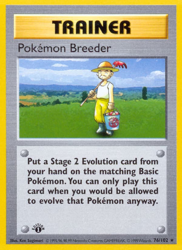 Pokémon Breeder — Base 76/102