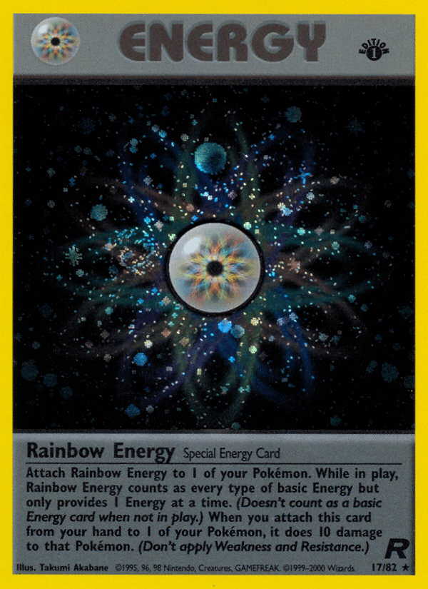 Rainbow Energy — Team Rocket 17/83