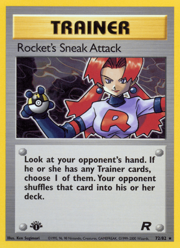 Rocket's Sneak Attack — Team Rocket 72/83