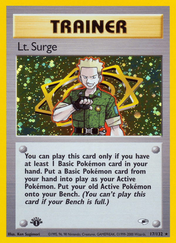 Lt. Surge — Gym Heroes 17/132