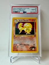 2000 POKEMON GYM CHALLENGE — PSA 10 — BROCK'S NINETALES – HOLO 1ST EDITION #3